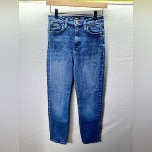 BDG Urban Outfitters Girlfriend Jeans Womens 26 Blue Stretch Denim Cute 2156